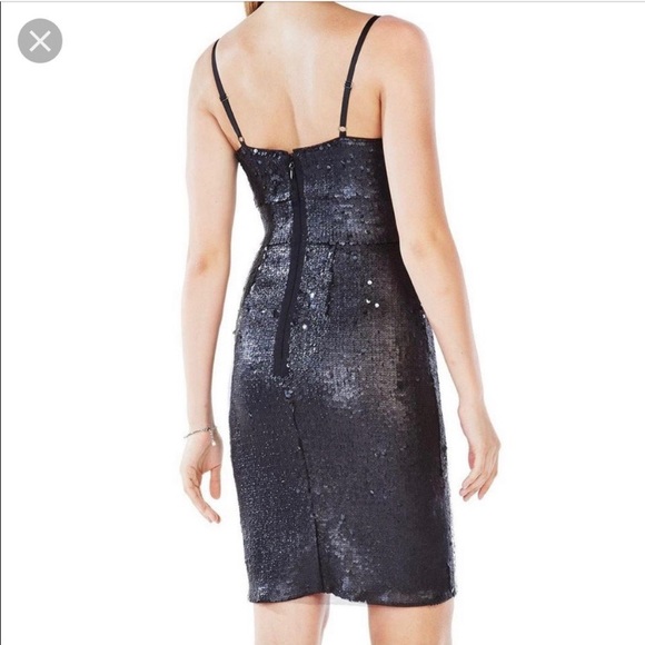 NWT BCBGMAXAZRIA ALESE SEQUINED DRESS - Picture 7 of 16